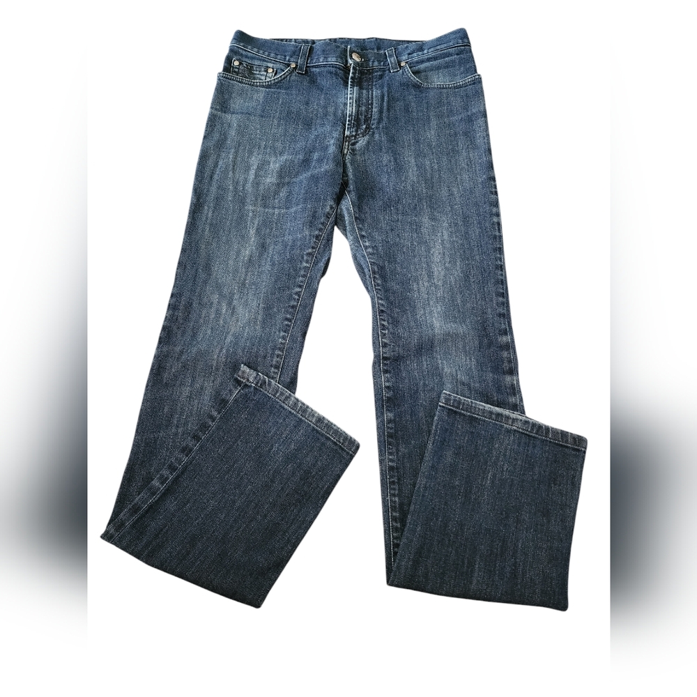 Versace Slim Straight Jeans - Blue